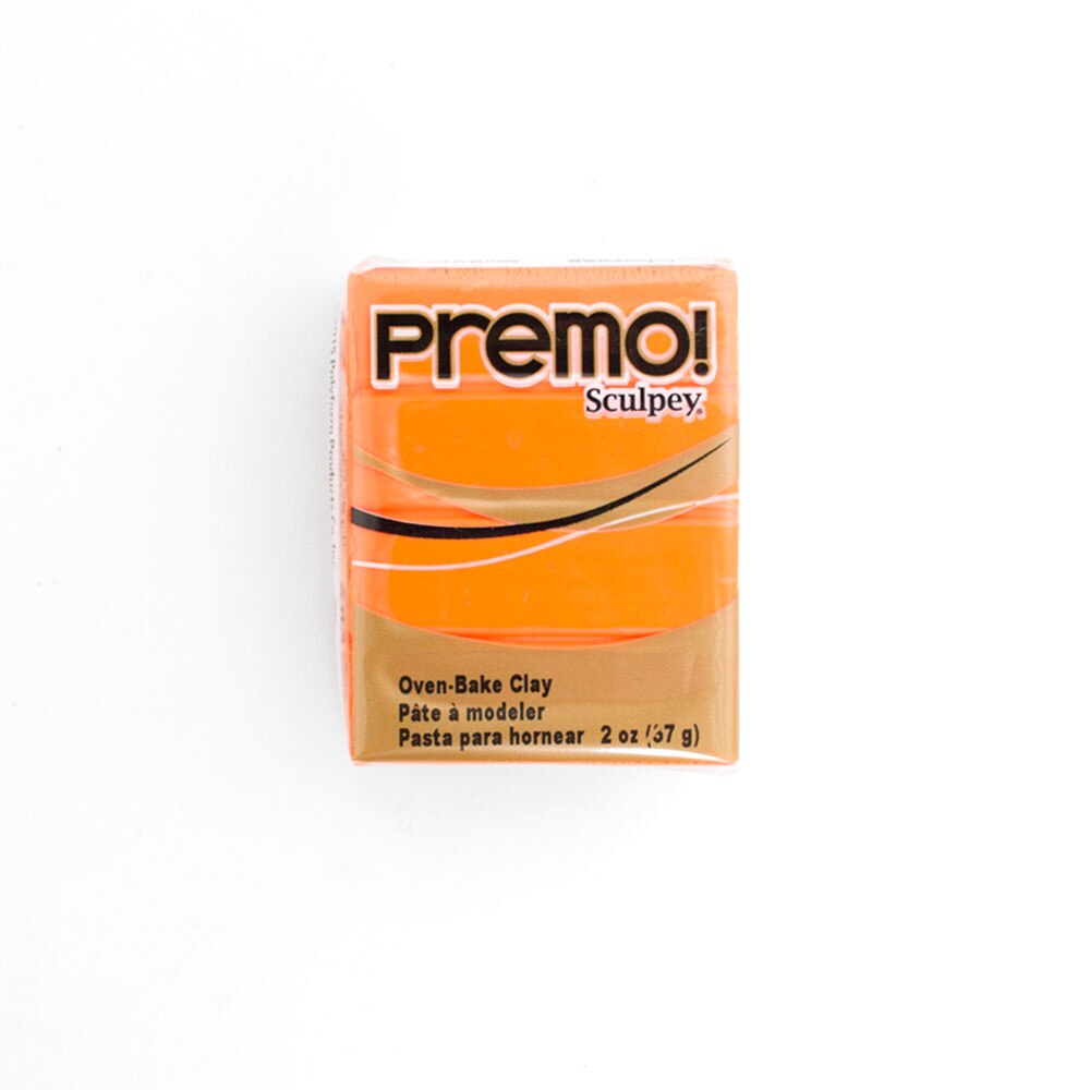 Polyform, Premo Sculpey, Oven Bake, Model Clay, 2oz, Orange